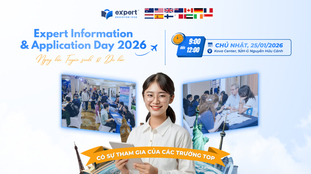 INFORMATION & APPLICATION DAY 2026 - SĂN HỌC BỔNG LÊN ĐẾN 50%