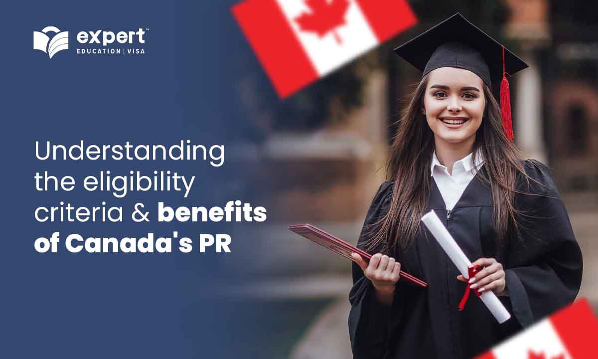 Smiling student holding a Canadian university degree